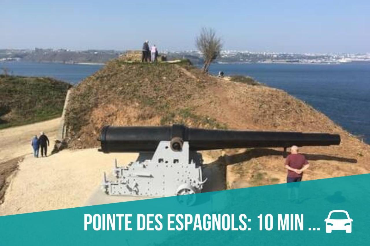 Maison Spacieuse A Deux Pas De La Plage Roscanvel Buitenkant foto